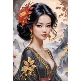 Наборы для вышивания бисером «Цветок Китая»