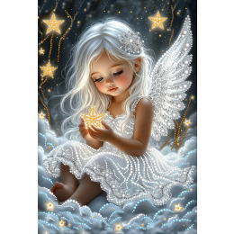 Рисунок на ткани для вышивания бисером Звездочка